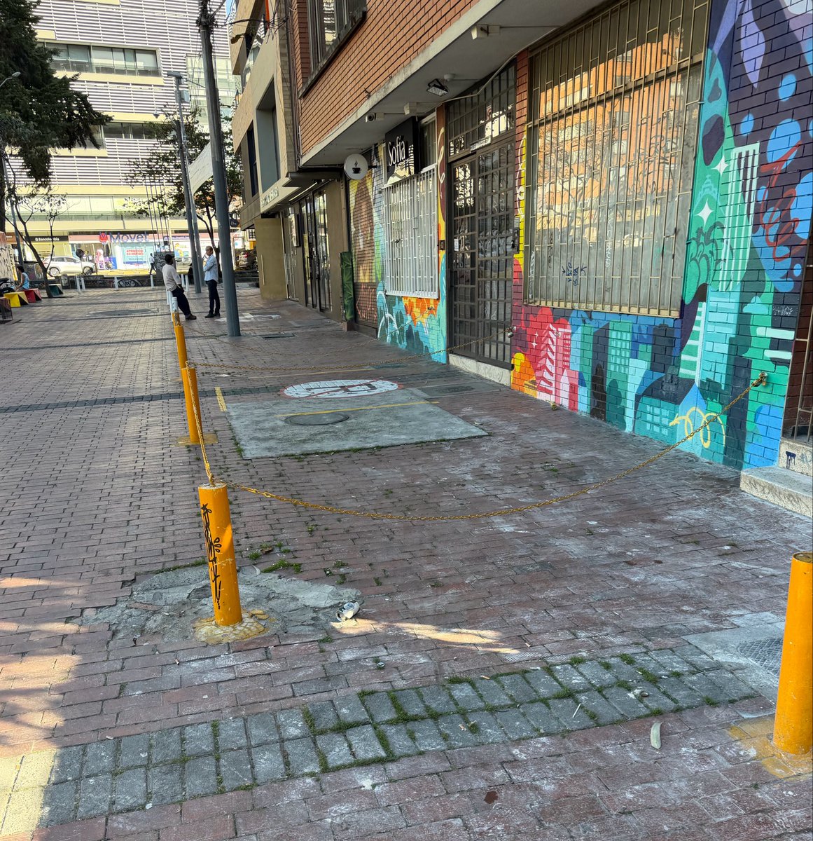 Rayuela_'s tweet photo. @GobiernoBTA @AlcaldChapinero @GAquinteroA @CarlosFGalan @Bogota @IPESBogota @SectorMovilidad @MiEspacioesBog @LinaLole_ @luciabastidasu Y le permiten a @ClaudiaLopez robarse el espacio público bloqueándolo con cadenas https://t.co/rErOSwx33y