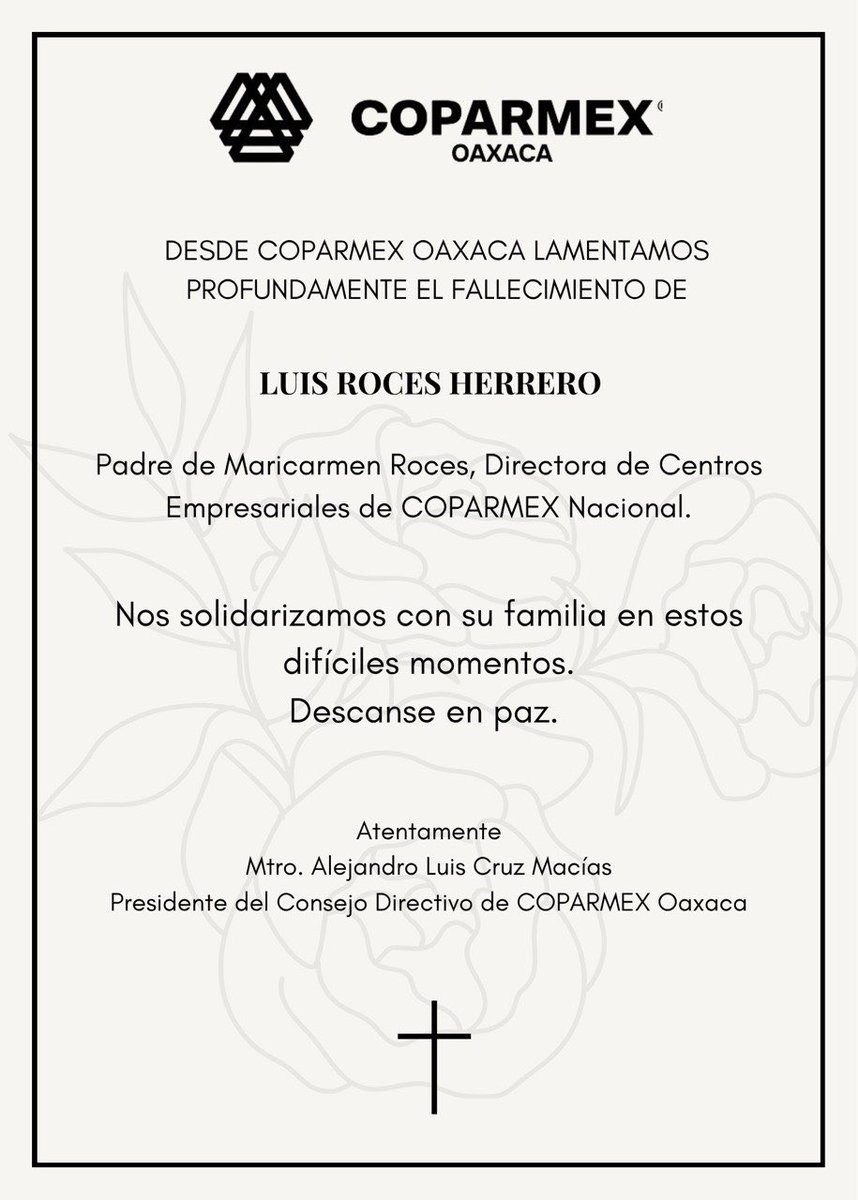 COPARMEX Oaxaca tweet media