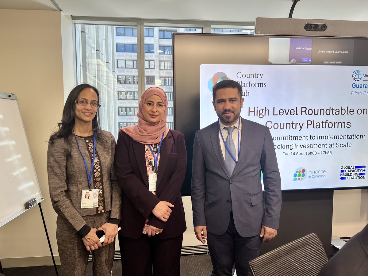 OmanEmbassyUSA's tweet image. #WashingtonDC 
The Embassy of the Sultanate of Oman in the United States of America participated, on behalf of the Environment Authority, in the Ministerial Roundtable of the Country Platforms for Climate Finance Hub, held on the sidelines of the Spring Meetings of the World Bank