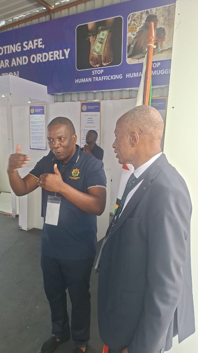 ImmigrationZim's tweet photo. ZITF 2026 - Connected Economies, Competitive Industries. For these and more please visit our stand!
1. Visa extensions for category A nationals.
2. Biometric enrollment for all nationalities.
3. General enquiries.
Don’t miss out. https://t.co/v37Ykt4qn1