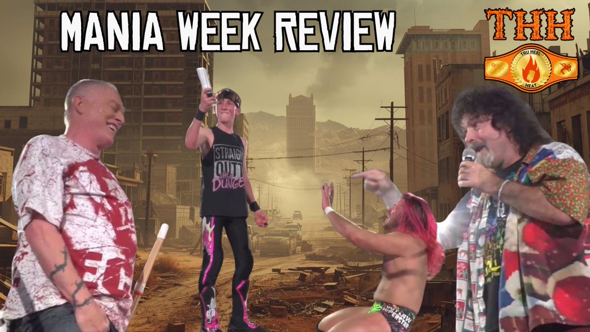 TruHeelHeat's tweet photo. Brodie Lee Jr. vs Joey Janela MASTERCLASS! Panther/Ultimo CLASSIC! 

PREMIERING at 5:05PM ET, check out our #WrestleMania 42 Week Review w/@TruHeelSP3 breaking down #TheCollective &amp; #SlamFest in Vegas.

Set your notifications to on! #GCW #CMLL #HOG #MLP 
https://t.co/qSQreezxG7 https://t.co/8WJ0urNhGU