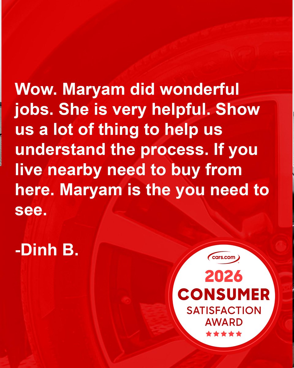 FloridaFineCars's tweet image. ✅ Wonderful

✅ Very helpful

✅ Helped us

#FloridaFineCars #SouthFlorida #UsedCarsForSale #DriveMore #customersatisfaction