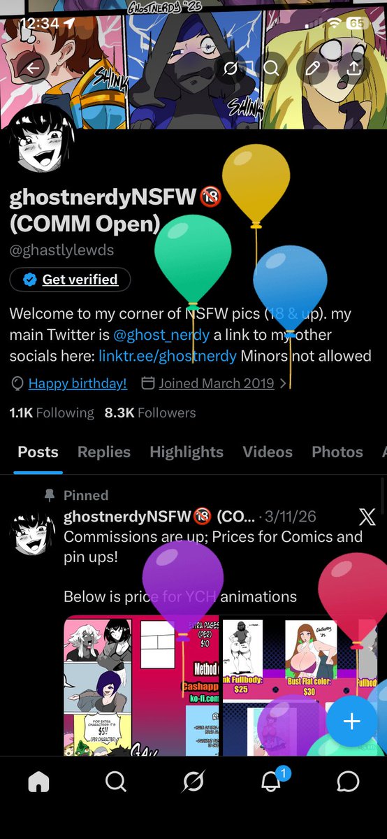 ghostnerdyNSFW🔞 (COMM Open) tweet media
