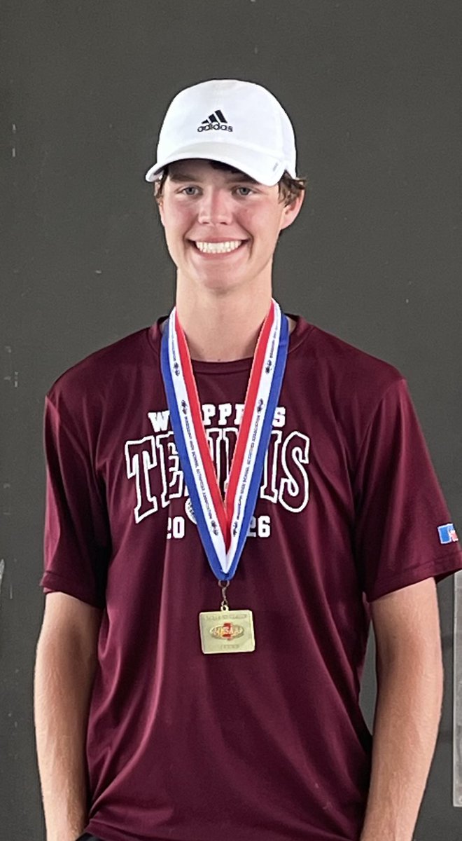 KSDsports's tweet photo. Congratulations to Hayes Tyler on winning the MHSAA 4A Boys Singles Tennis State Championship! We are so proud of you Hayes! #whippetpride #whippetstandard https://t.co/1mOyQYayzC