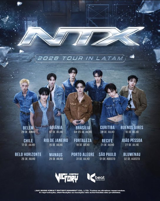 AcostaMzk's tweet image. NTX se presentará en #BuenosAires 🇦🇷para el 10 de Julio.
💳Anticipadas en venta desde el 28 de abril.