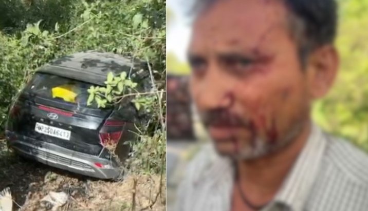 BharatSamvad01's tweet image. पीलीभीत में भीषण सड़क हादसा 🚨
सिलेंडर ट्रक पलटा, कार खाई में गिरी
दो लोग घायल, बड़ा हादसा टला
#Pilibhit #Accident #BreakingNews