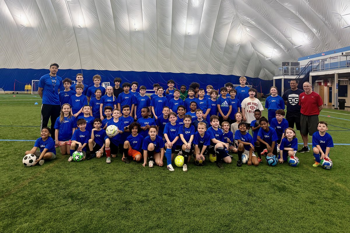 CJSA's tweet photo. CJSA wrapped up a fantastic ODP Development Camp last week at the Day Hill Dome in Windsor. Over 60 players in the age group of 8–14 took the field for skills training, street soccer, and small-sided games under the guidance of our ODP staff. https://t.co/KAdK1wTvum