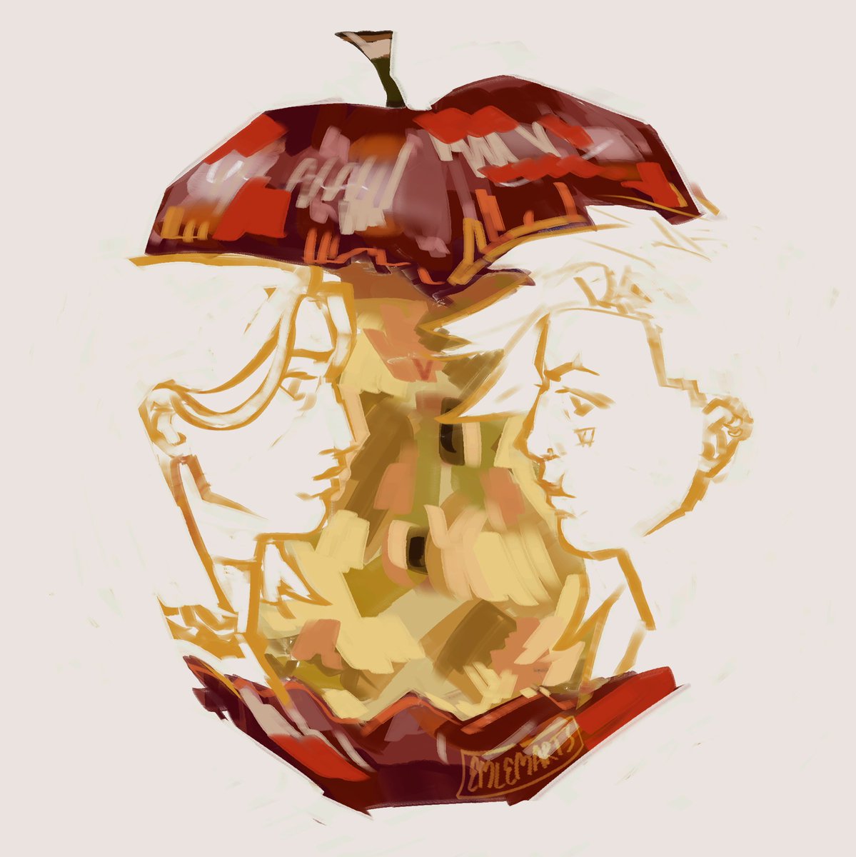 Might be a little late on the apple trend but hey #caitvi