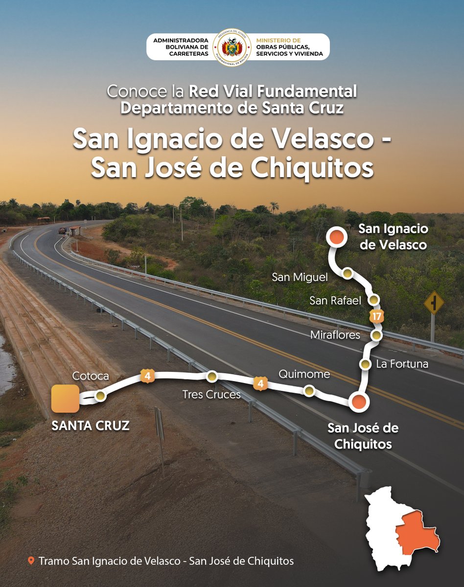 🚧 La Red Vial Fundamental en Santa Cruz 🇧🇴 La carretera San Ignacio de ...