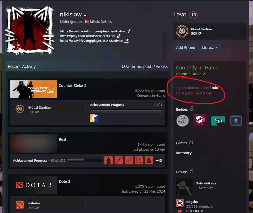 V1510N_CS's tweet photo. @FACEITcs or how about this guy i had to dodge the game after DocG? are you fucking serious? https://t.co/wlthwvK5dp