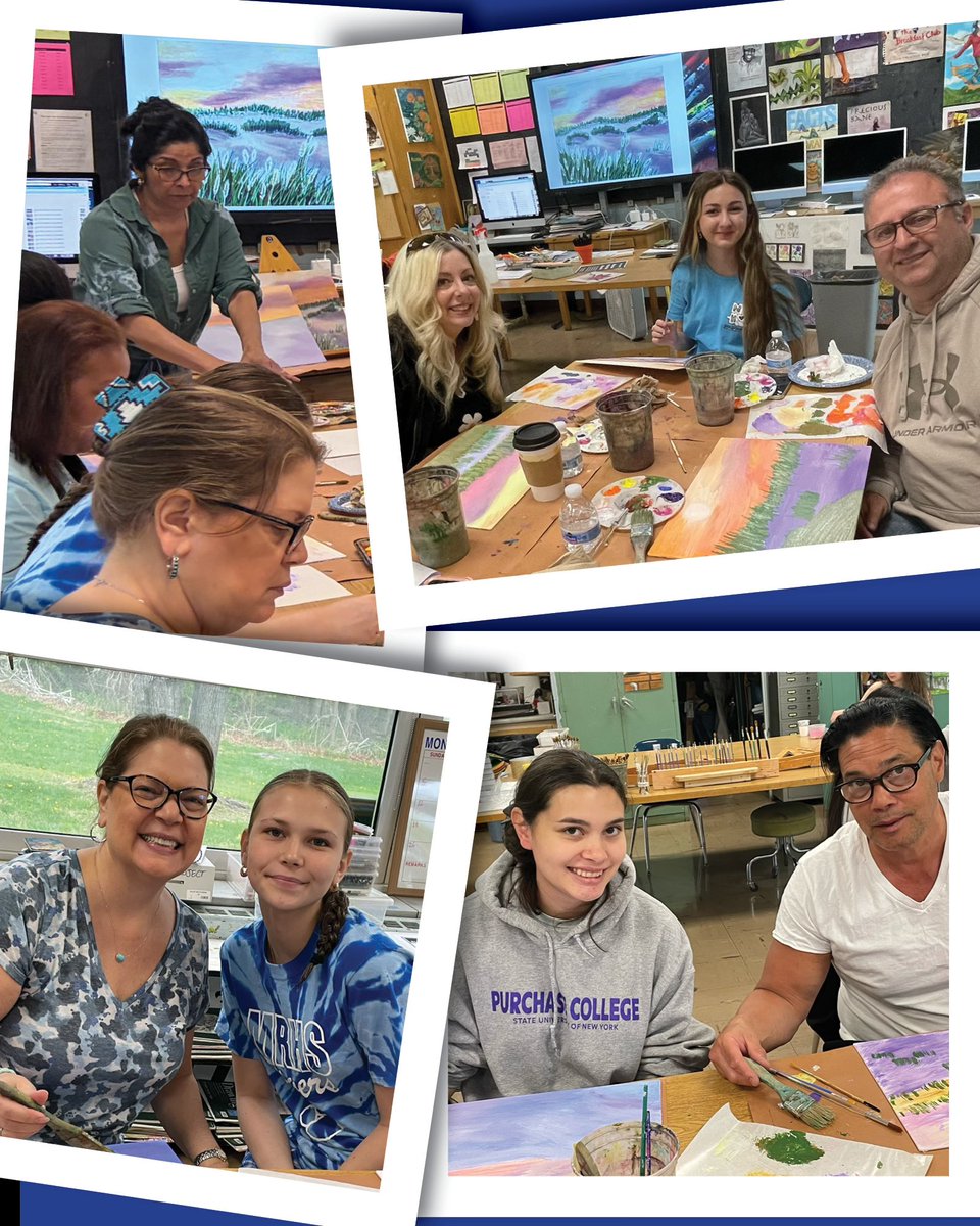 Happy Earth Day from Maria Regina!🌍 

Over the weekend, our Art Teacher, Ms. Pereira, and the National Art Honor Society hosted a bagels and brushes event for family members to join. Our Tigers had the chance to share their passion for art with their loved ones.