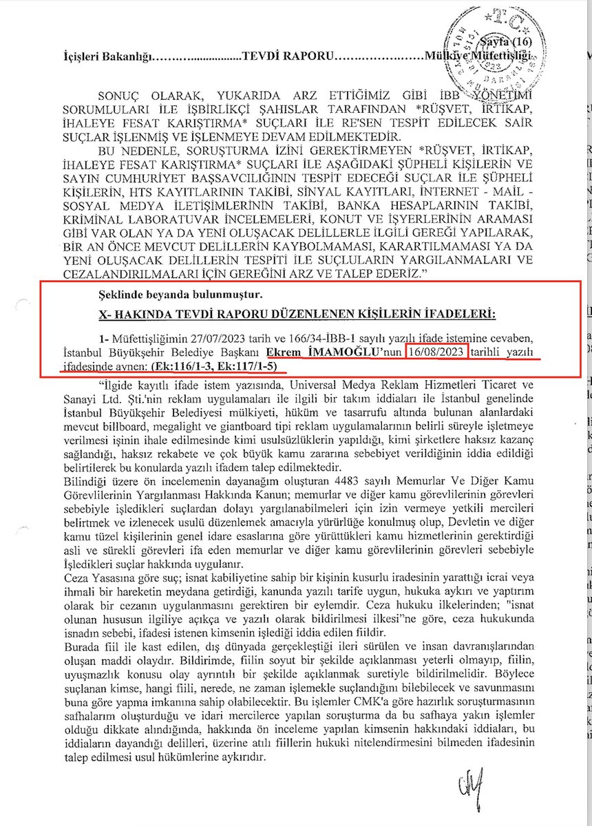 Mehmet Pehlivan, kendi uydurduğu argümana öyle inanmış ki; gidip örnek hikaye bulup savunmasında Lulu'yu Lülü'yü anlatmış. Bir SALAĞA anlatır gibi belgesiyle tekrar anlatıyorum. Ekrem İmamoğlu hakkındaki soruşturma, Cumhurbaşkanı Adayı olacağını açıklamasından sonra değil bu