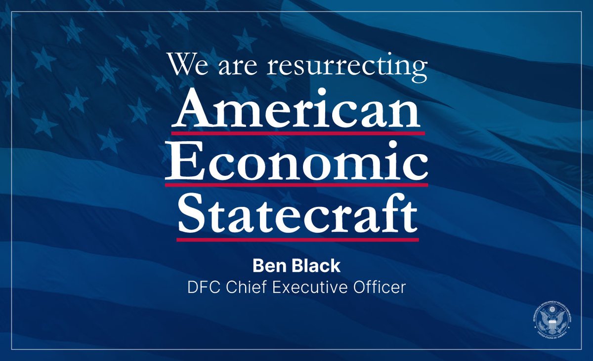 DFCgov's tweet photo. Economic security is national security. 🇺🇸 https://t.co/DR4gS0QZLm
