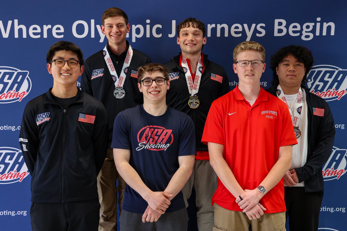 USAShooting's tweet image. Suhl here they come!!

The Men’s Rapid Fire team is ready to bring the heat in Germany at the ISSF Junior World Championships 🇩🇪🌍

🗓️ June 16-26
📍 Suhl, Germany

#germany #rapidfire #worldchampionships