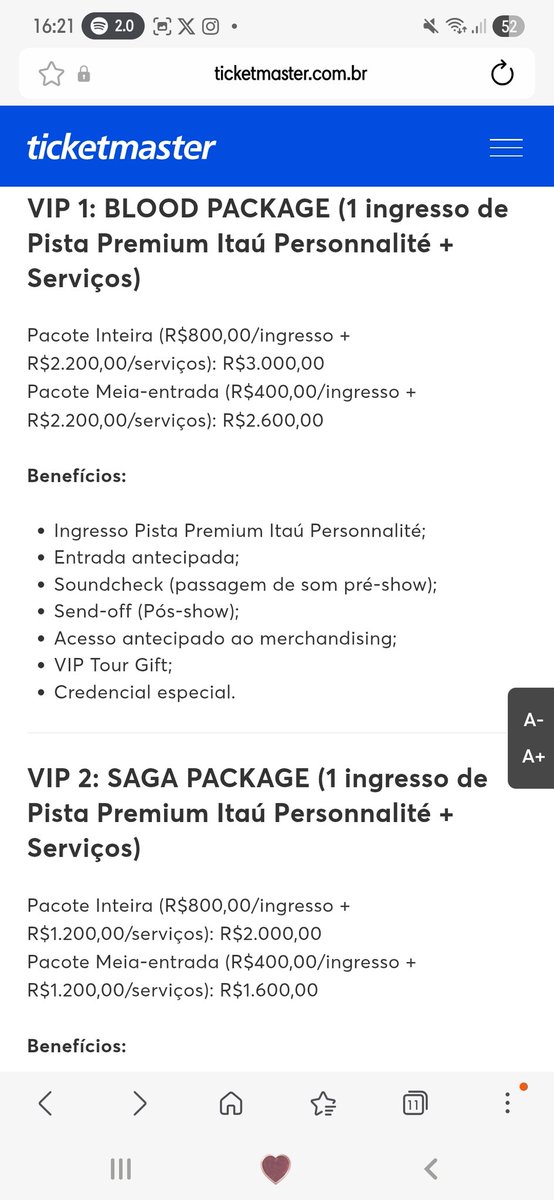 Camilinhalyli's tweet photo. A gente fez muita pressão!!!
Mas so conseguimos vitorias pro show do BTS.
Fui olhar o do Enhypen, e além de taxa do Allianz (que eu nem sabia que existia), ainda foi cobrado 20% de taxa em cima do valor cheio dos pacotes vips!!!
Mas o grupo é menor ninguém está fazendo barulho. https://t.co/JOlbwLxVXq