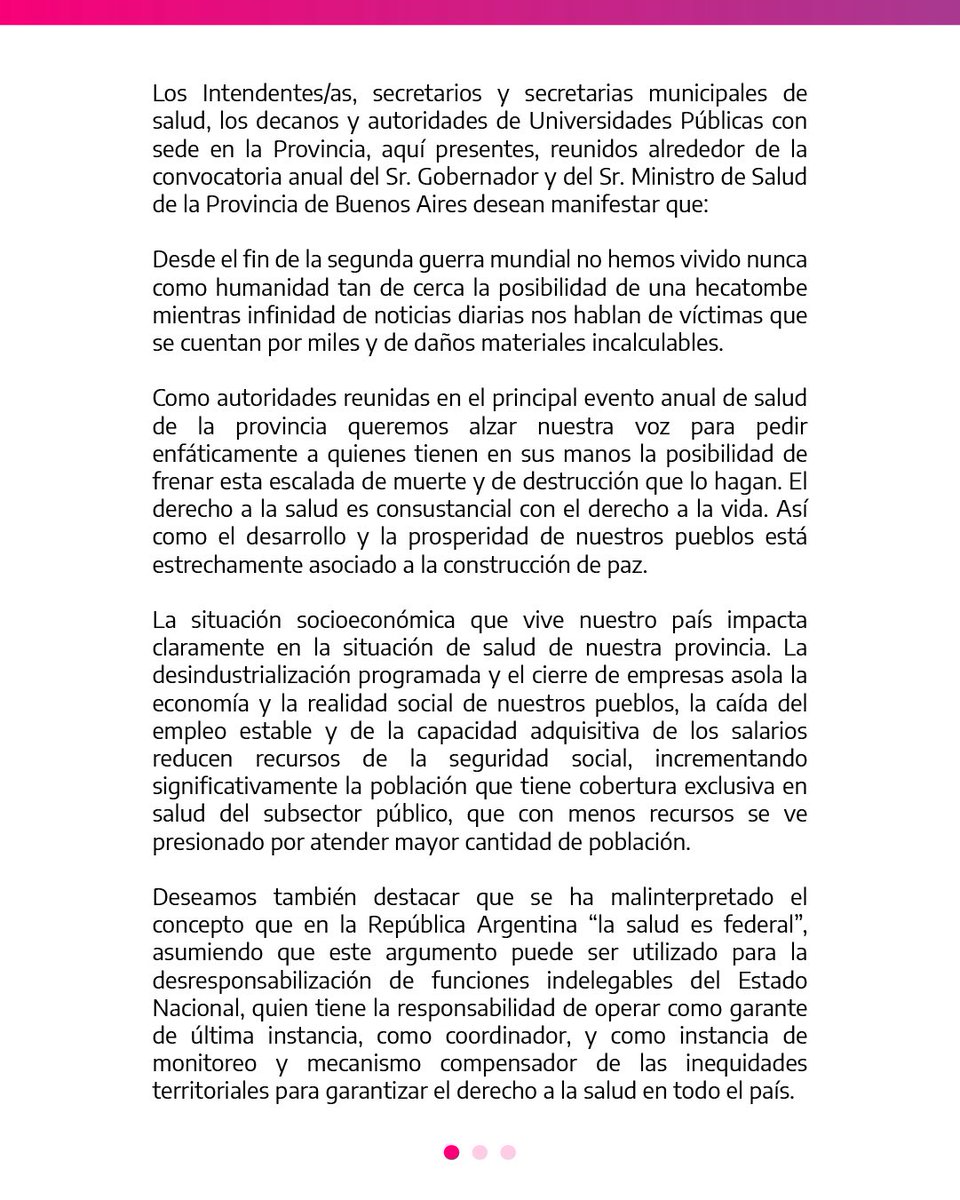 Consejo de Salud de la Provincia de Buenos Aires tweet media