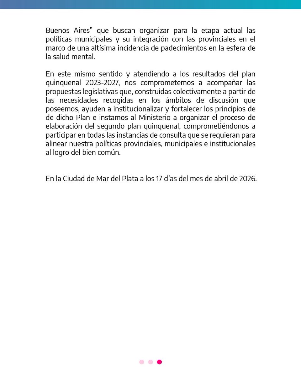 📣 Compartimos la Declaración de la Asamblea del CoSaPro donde intendentes, secretarios de salud, decanos de universidades y el ministro de salud <a href="/nkreplak/">Nicolás Kreplak</a> ponen de manifiesto la crisis sanitaria actual como consecuencia de los ajustes y recortes por parte del gobierno nacional.