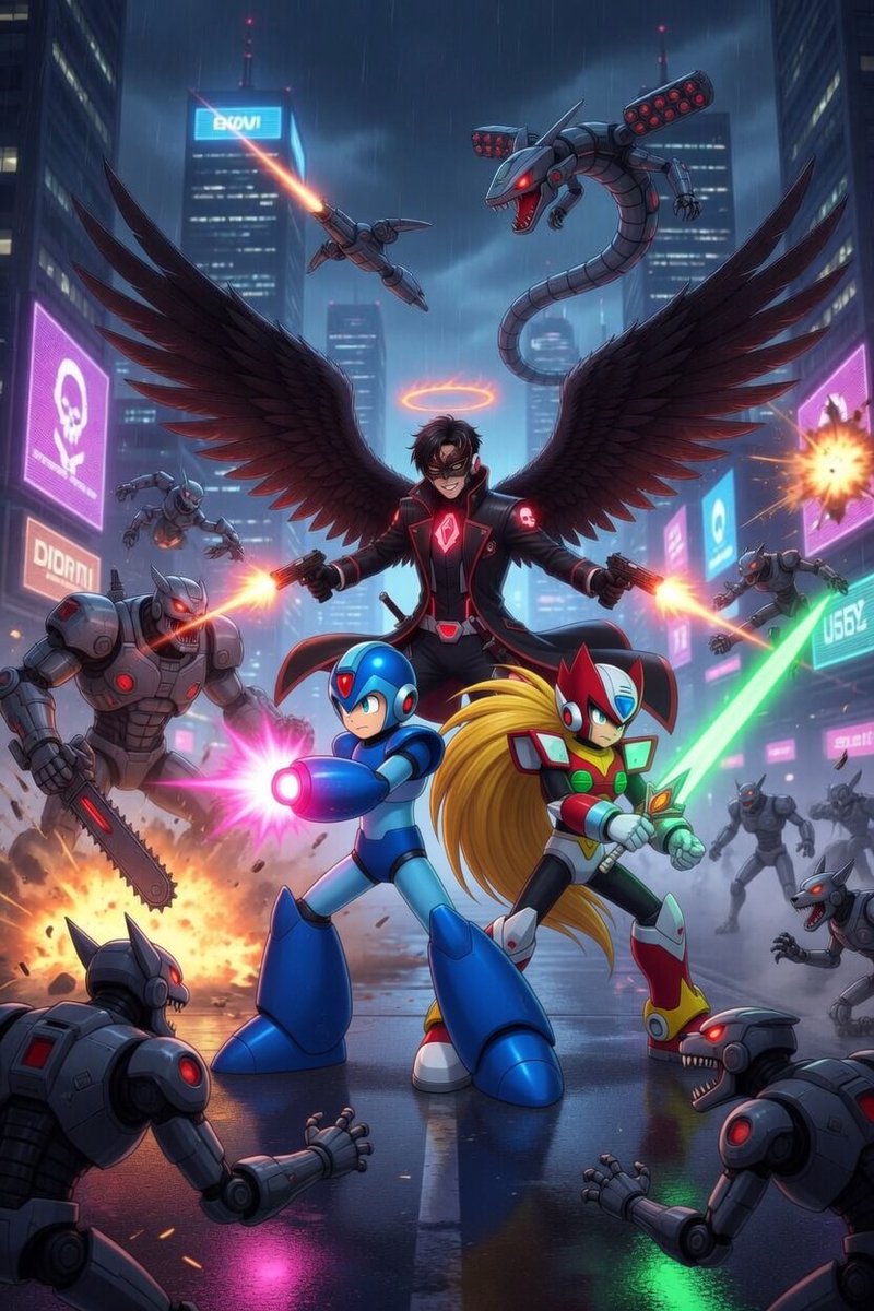 ShadowXSpades's tweet photo. I fucking love it!
#funwithgrok #funwithai #ai #grok #concept #MegamanX https://t.co/Es8xL1lxs0