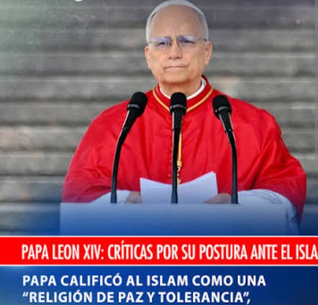 <a href="/Jomaca18/">Jomaca</a> No la izquierda, todos esos desquiciados tienen la mejor propaganda y defensa en el mundo mundial: el mismísimo papa <a href="/Pontifex/">Pope Leo XIV</a>, que deberia ver por los cristianos, lo hace por los musulmanes.