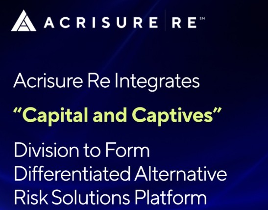 AcrisureRe's tweet photo. Acrisure Re Capital &amp; Captives further strengthens the firm’s broader offering across three connected pillars: Reinsurance (including programs), Corporate Advisory through ARCAS, and Capital and Captives. Learn more here: https://t.co/IWqqe4pQNv https://t.co/0saRRJRfeH