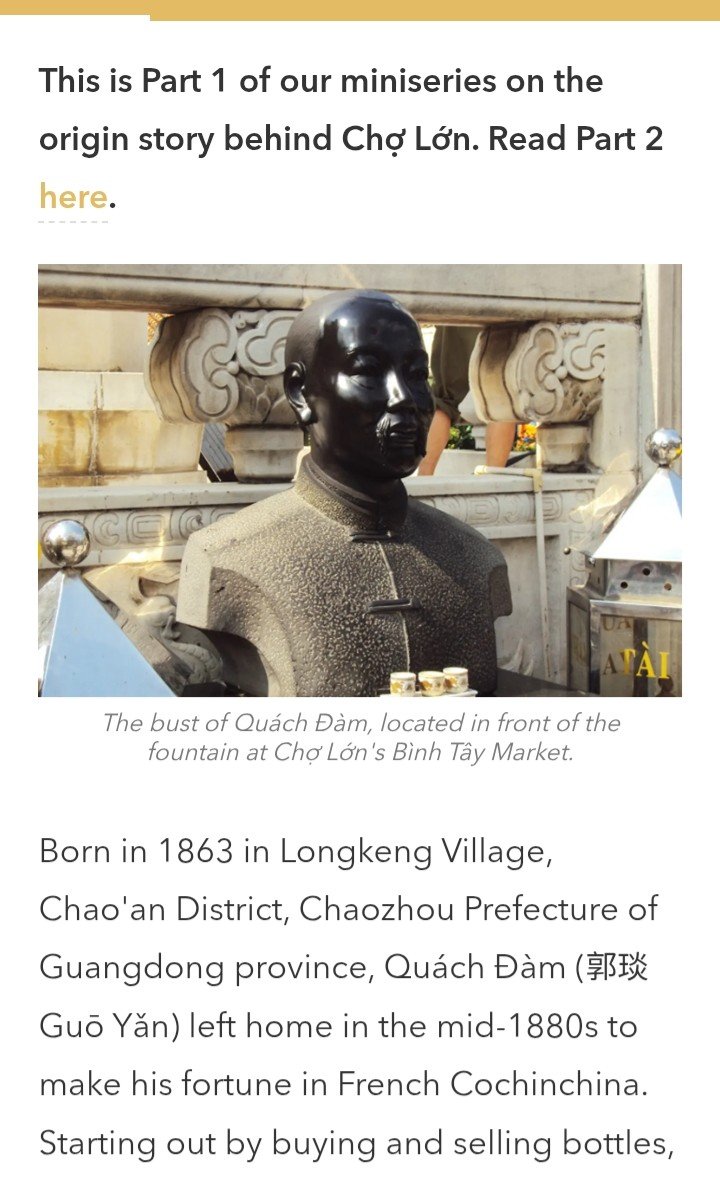 QKwoIurO9x1WiHn's tweet image. 1️⃣8️⃣6️⃣3️⃣—1927 VN
Quách 郭
Đàm 琰

#China 廣東潮州
1880s #Vietnam 提岸 Chợ Lớn
#Cochinchine

Rice 🍚
Philanthropist

1926—28 🚧 Bình Tây Market

🇹🇼 🏅 嘉禾
Order of the Precious Brilliant Golden Grain
。。。
1927  🇫🇷 🏅 Chevalier de la Légion d’Honneur

x.com/Saigoneer/stat…