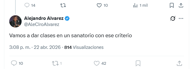 Los libertarios descubren las Residencias.
Si no fuera porque este libertario ignorante en particular, es subsecretario de política universitarias, sería hasta gracioso