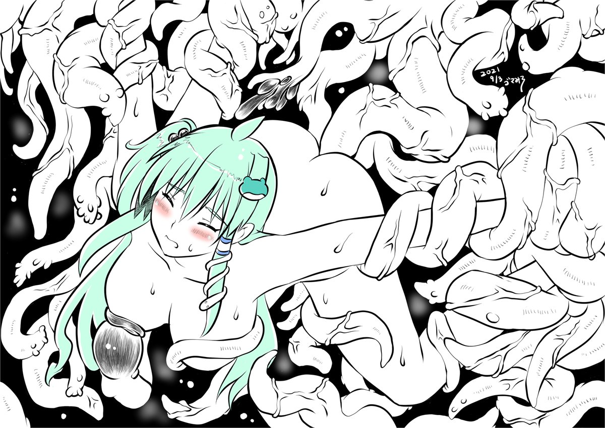 異変解決に失敗した早苗🌱さんの末路・・・ニュルルルルルルルル‼︎🪱🐙 