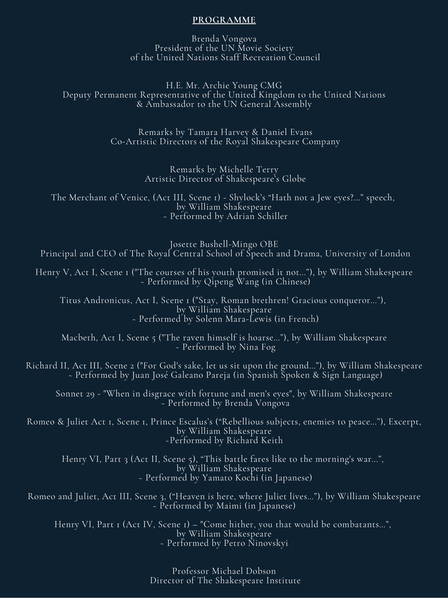 Shakespeare Institute tweet media