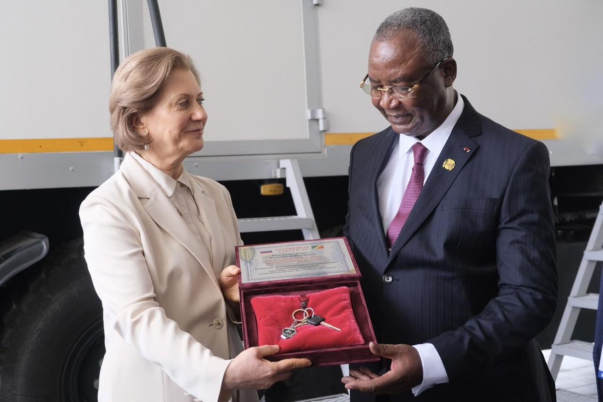 Afrc_Initiative's tweet image. 🇷🇺🇨🇬 La #Russie remet au #Congo de nouveaux laboratoires mobiles pour lutter contre les infections.

afrinz.ru/fr/2026/04/la-…