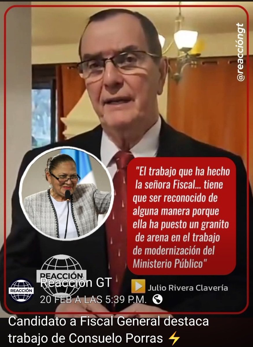 josejorgemonroy's tweet photo. @JulioClaveriaGt .No solo tiene nexos con los afiliados de la FUNDACIÓN CONTRA EL TERRORISMO. @RaulFalla31 si no Enaltece el mediocre trabajo de Consuelo Porras. Este individuo jamás debe ser considerado para dirigir el @MPguatemala https://t.co/49v71TBQ8W