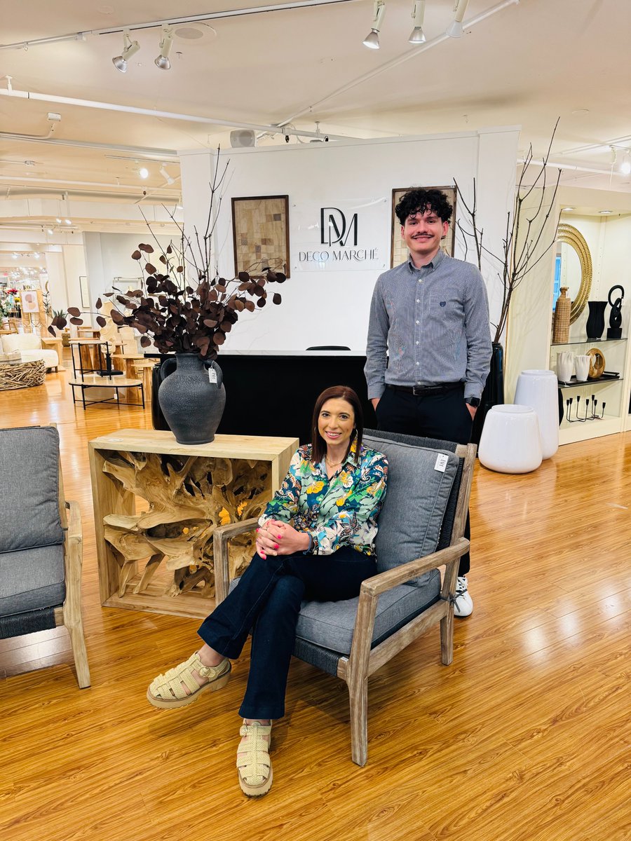 danieljdevries's tweet photo. Day 1 at High Point Market — the @decomarche  showroom is open and we're ready. Come see what's new through April 29 at IHFC W348, Wrenn Floor 3. 
#HighPointMarket #HPMkt https://t.co/I51Hnb4Zbq