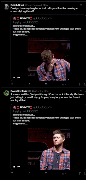 _R_E_V_I_X_Y_'s tweet photo. It's been hours &amp; they're STILL meltingdown.
That's wild.
HAHAHA! 🤣 https://t.co/O48lAtm0iO