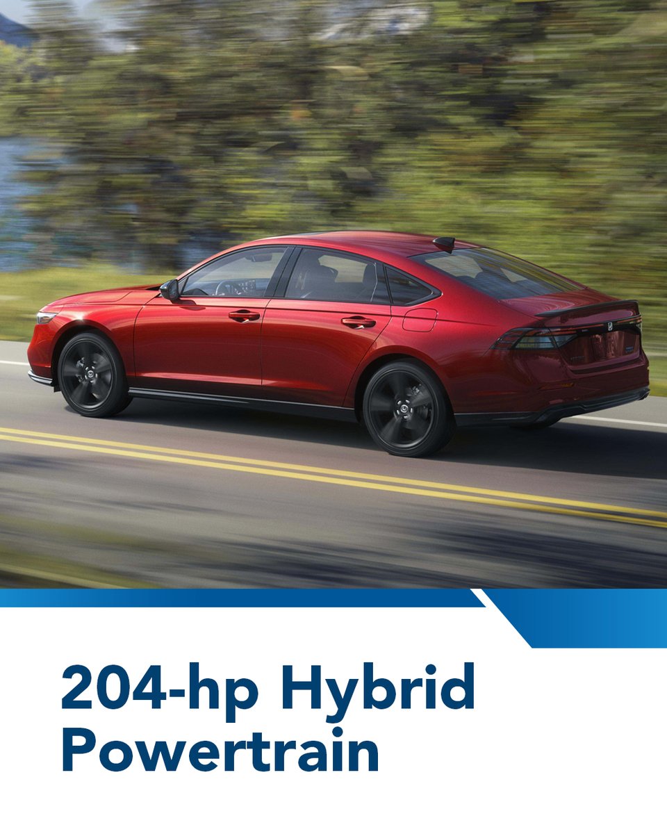 shopuslast's tweet image. Ready to drive something smarter? Check out the 2026 Honda Accord Hybrid Sedan ⚡️

Sleek style, hybrid efficiency, premium comfort, and the tech you want all in one sharp-looking sedan. 

Explore it now at CommonwealthHonda.com

#Honda #AccordHybrid #HondaAccord #HybridSedan