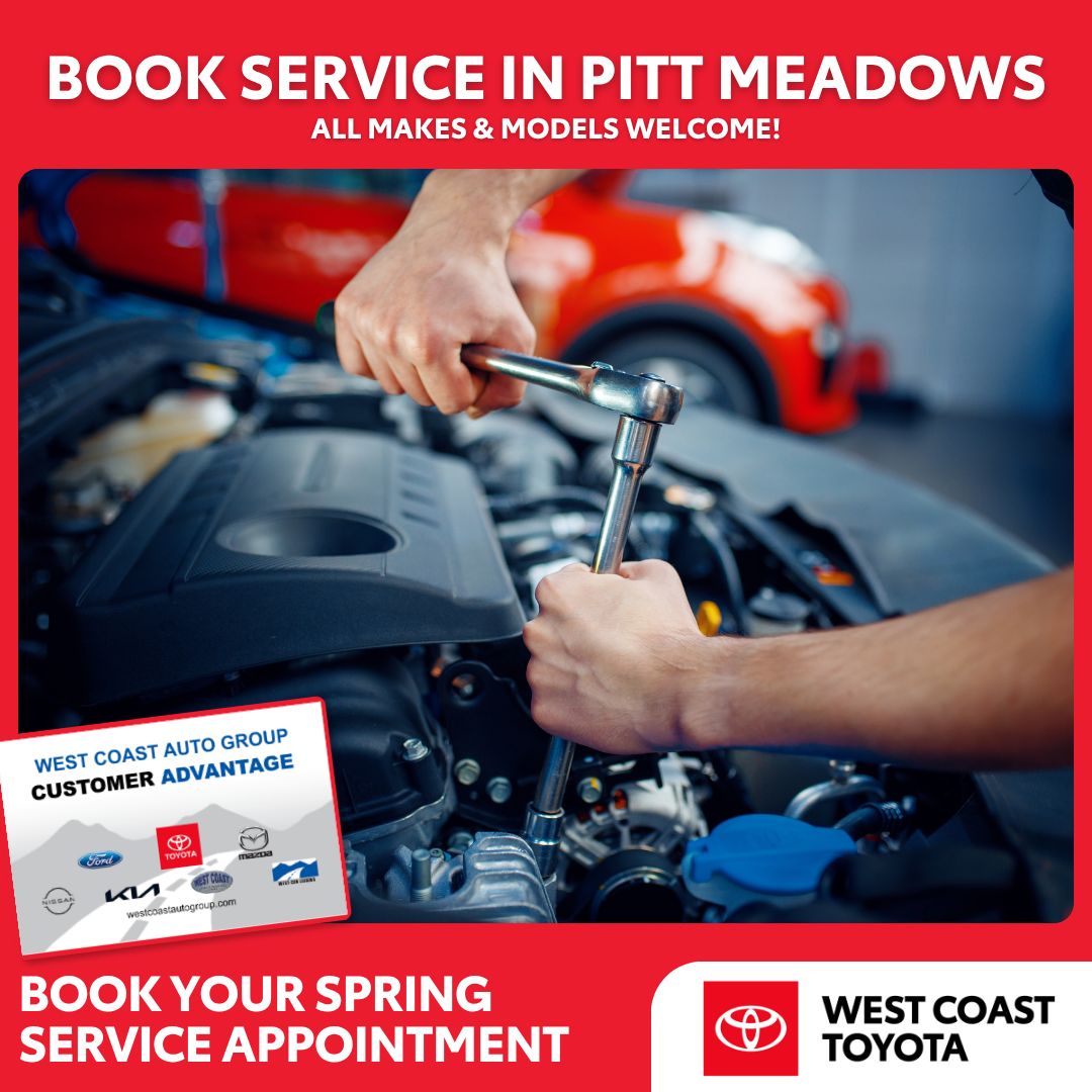 wc_toyota's tweet image. Spring is the perfect time to give your vehicle the TLC it deserves. Whether you’re driving a #Toyota or any other make and model, our expert technicians in #PittMeadows are ready to help!

Book your #SpringService Appointment here: westcoasttoyota.com/service/