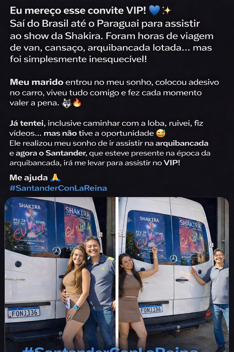 sonho de vip Shakira tweet media