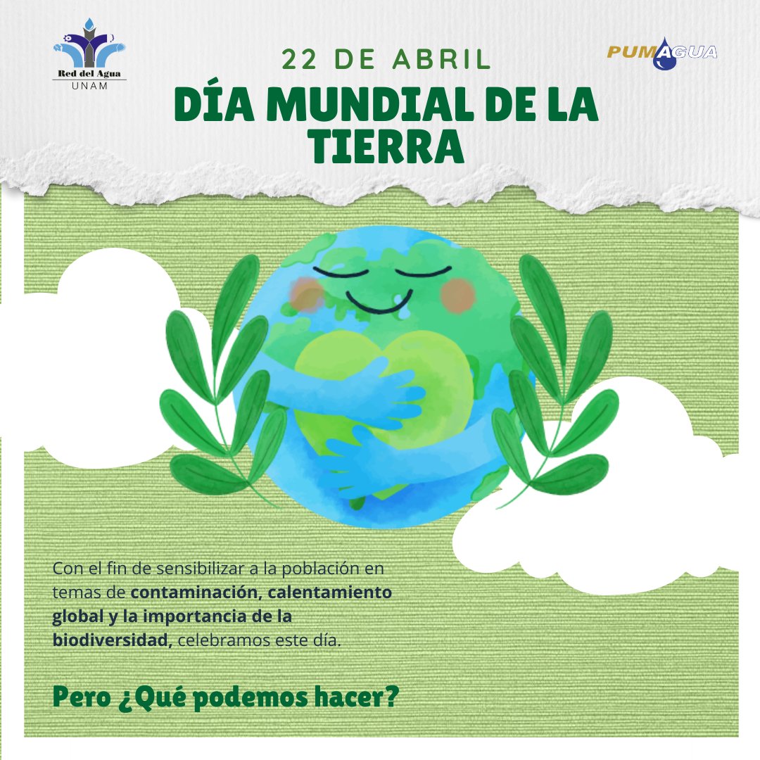 PUMAGUA's tweet image. Hoy celebramos el #DíaMundialdelaTierra con algunas #Recomendaciones que puedes convertir en hábitos amigables con el #MedioAmbiente y así acercarnos a un #FuturoSostenible. 💧💧

¿Agregarías alguna otra acción?💧😱
¡Compártenos en los comentarios!

@Agua_UNAM