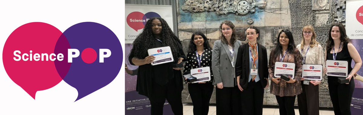 RIMUHC1's tweet photo. 🏆 #SciencePOP 2026 — et L'Institut brille ! ✨

3 lauréates de L'Institut primées à la grande finale provinciale :
🥈 Ivana Okaro – Défi vulgarisation
🥇 Maisha Maliha Promi – Défi média
🥈 Natasha Hassija – Défi santé durable

Bravo ! 🔗 https://t.co/O4Q7z0Y1g1 https://t.co/FBHe6zdapJ