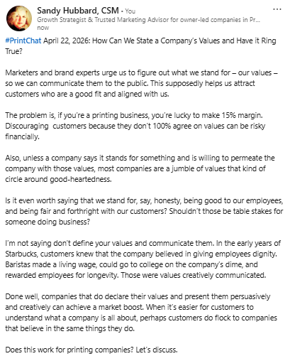 Sandy Hubbard, Growth Strategist/Marketing Advisor tweet media