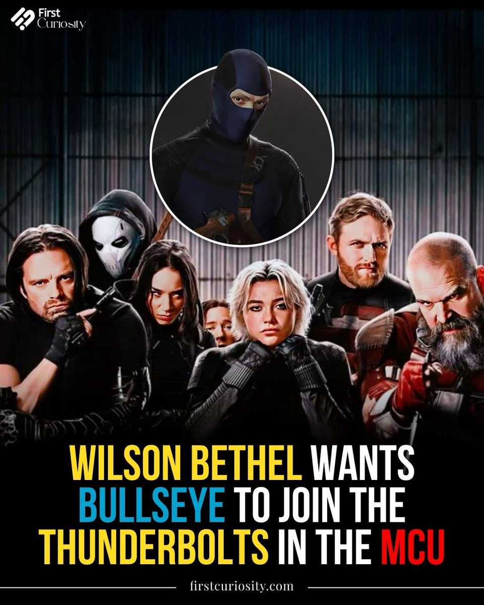 jadames1775's tweet image. Wilson Bethel wants Bullseye to join the Thunderbolts in the MCU, pushing for the assassin to move from street-level chaos into a bigger team dynamic.

#bullseye #mcu #fblifestyle