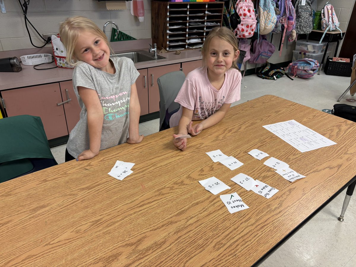 rmfisher76's tweet image. Today, we collaborated to tackle equations and see if the sum reaches the next 10! Plus, will there be any leftovers? It’s not just about the answer; it’s about learning together!💪🏼➕🟰 @MVESGainesville 
#Teamwork #MathMagic #CollaborativeLearning