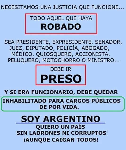 Si tendríamos  justicia, tendríamos  todo!!!