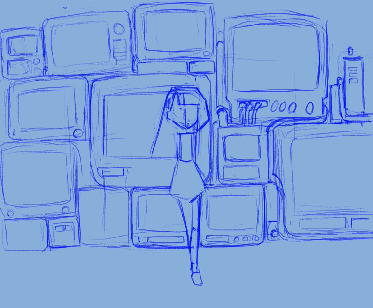 cupidenigma's tweet image. 'member crt tvs?

#enafanart #wip #wipart