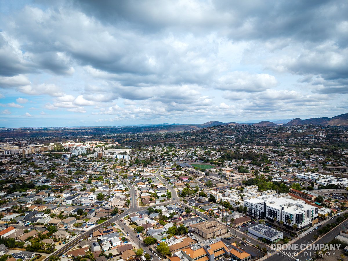 dronecosd's tweet photo. On location in the College Area for a client shoot today, but we always make time to enjoy the aerial views.

Drone photography in San Diego is a great fit for solar panel companies that want to show rooftops, installations, and completed projects from above. https://t.co/m0qQYiiH8i