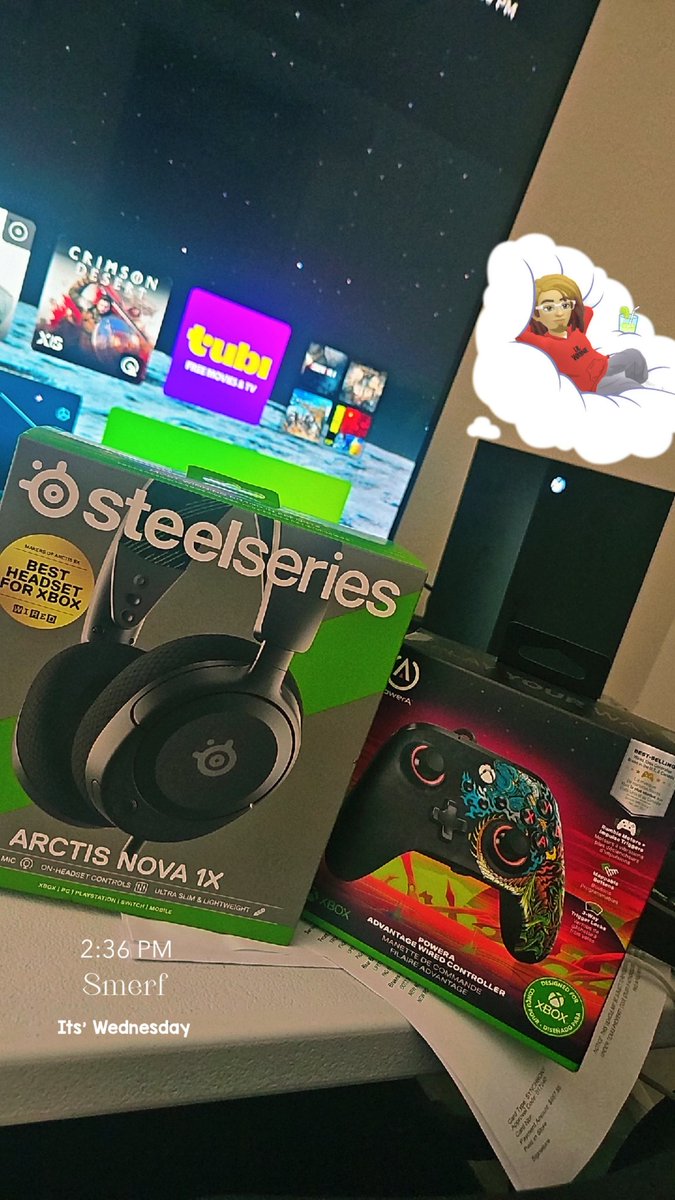 JaMerv777's tweet image. Just bought some new gaming gear for my Xbox Series X 🔥. My previous Xbox controller and turtle beach headsets couldn't handle my most recent gaming sessions. All good. I think they were long overdue 😅🫠

#gaming #gamerlife #xboxseriesx #xbox #walmart
