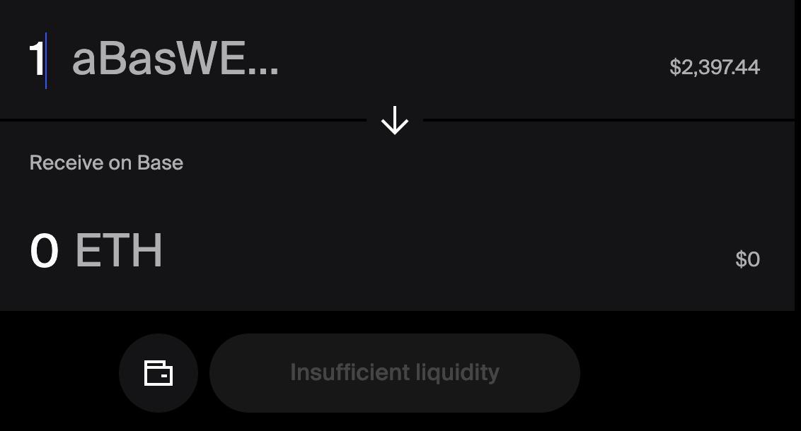 evstigneeff2's tweet photo. @1inch @0xfluid No liquidity at all https://t.co/JfvZflopRU