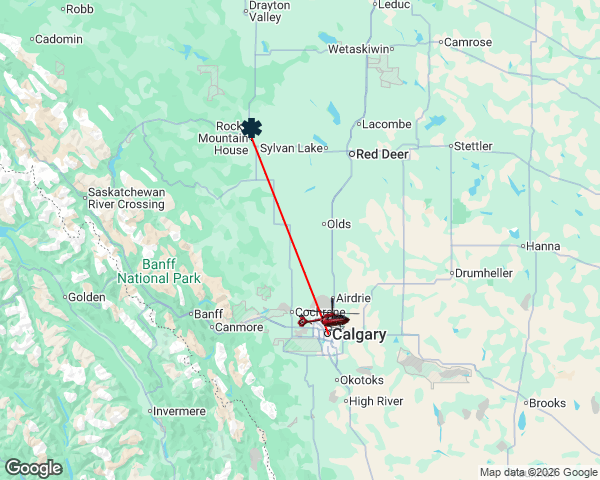 STARSambulance's tweet photo. 🚁 STAR-1 (Calgary) has responded to a scene call in the Rocky Mountain House, AB area around 11:34 AM MDT. https://t.co/NfoSLdkSHW