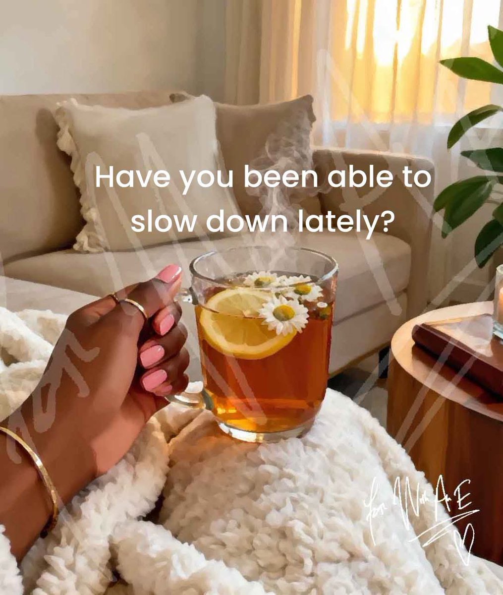 AuthorJoeNBrown's tweet image. Have you been able to slow down lately?? 🍵🍋🪴#SelfCare 🛋️