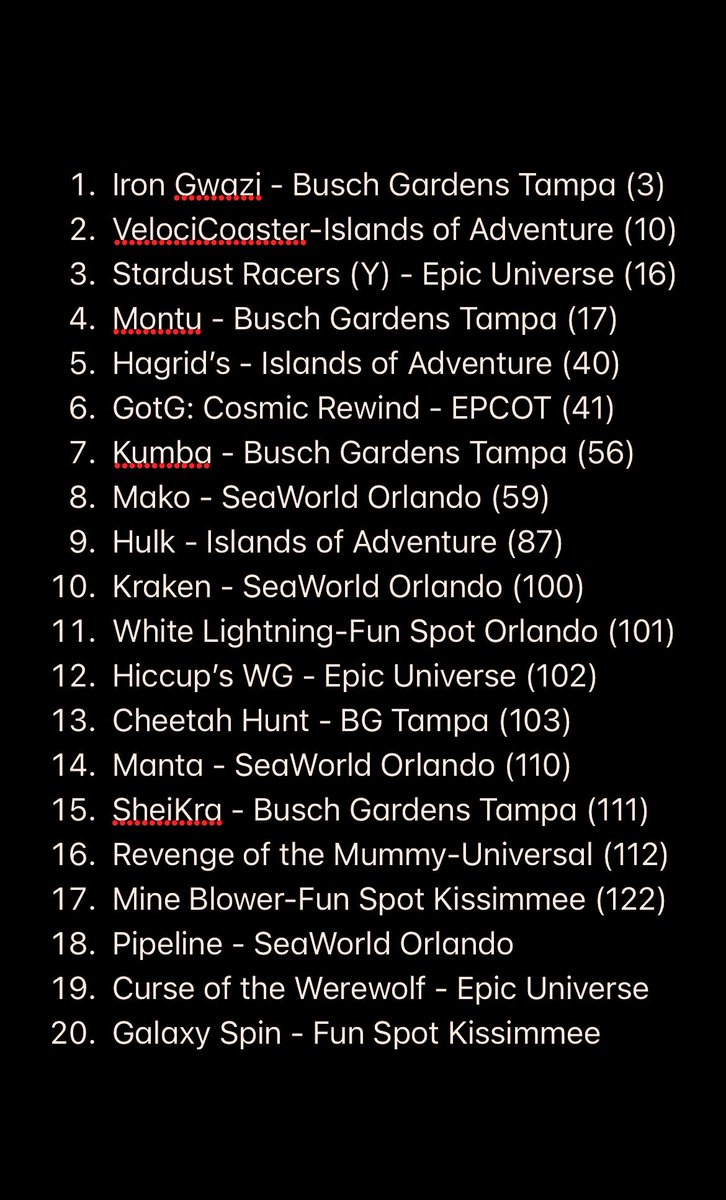 Roller Coaster 𝕏cyclopedia tweet media