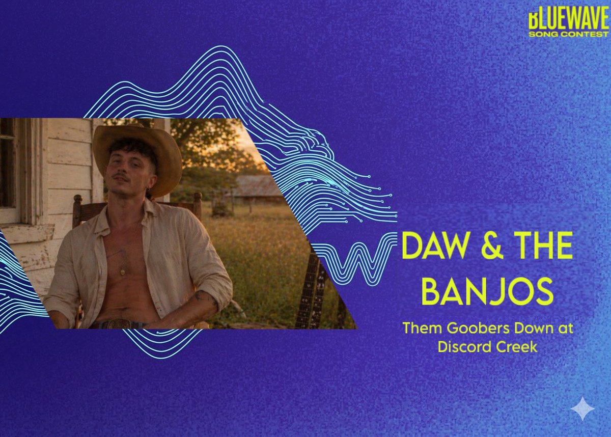 BlueWhaleTV's tweet image. Daw &amp;amp; The Banjos will be competing at #BlueWave with ‘Them Goobers Down at Discord Creek’ @davolafsson