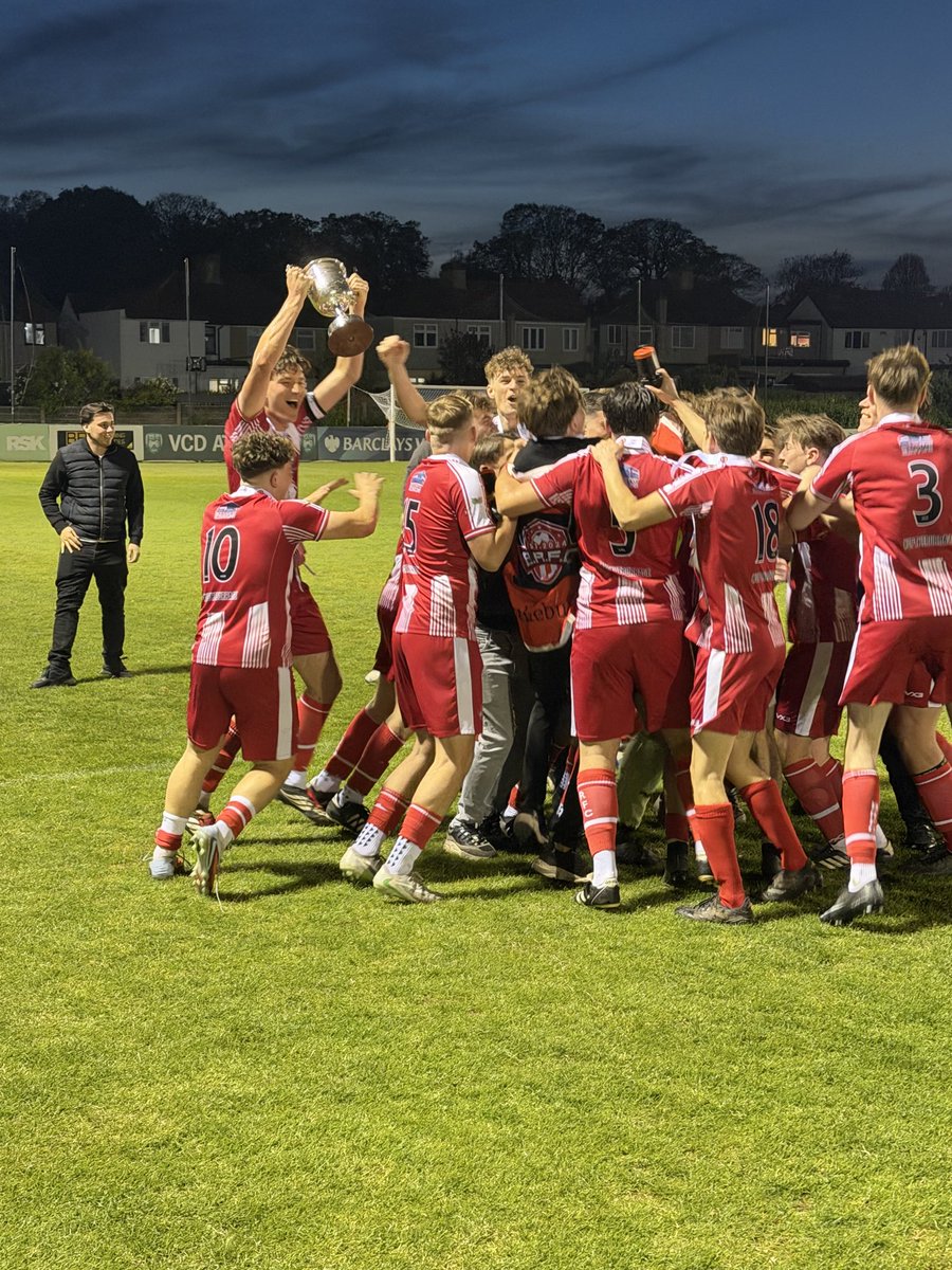 WESFA_Football's tweet photo. This evenings Leader Trophy cup final winners 2025-2026 Congratulations @burrage_reds 🎉🎉 https://t.co/NH6pZkirwm